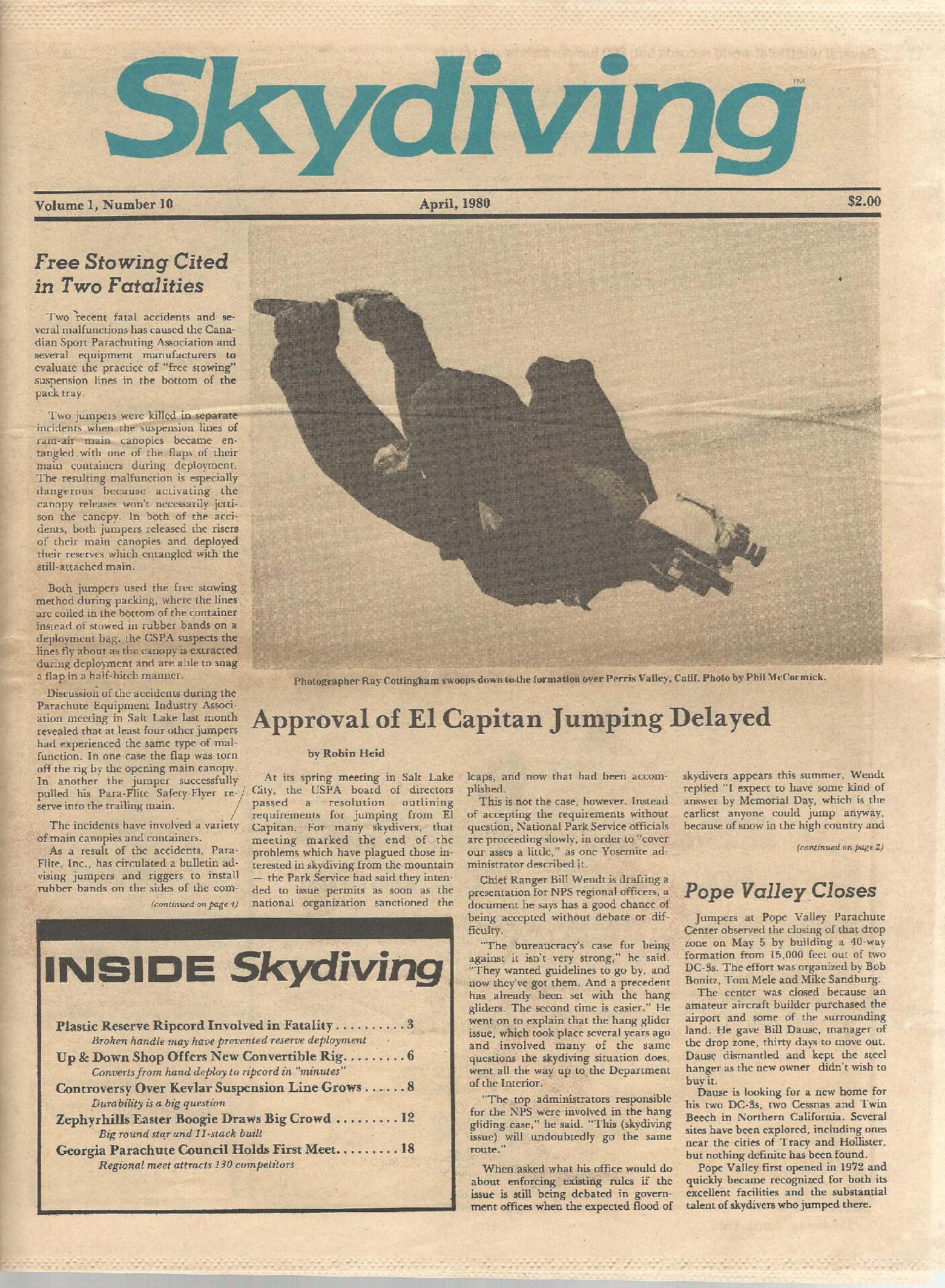 010 Skydiving April 1980